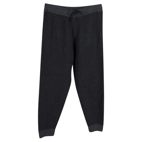 Theory Drawstring Sweatpants in Grey Cotton